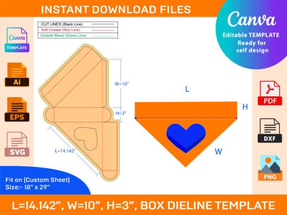 14.142x10x3 Triangel Heart Display Box: A Designer's Review