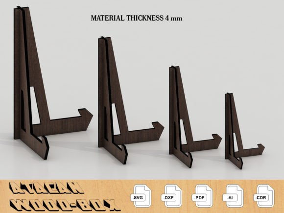 4MM Easel Wood Plate Display Holders Review