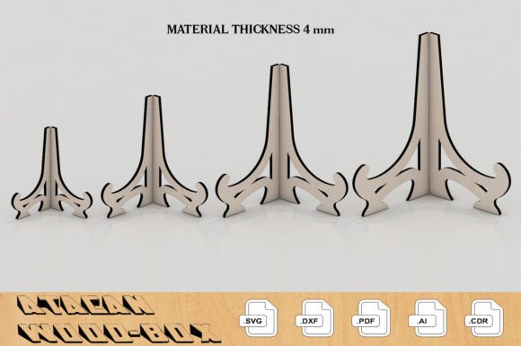 4MM Easel Wood Plate Display, Plate Disp Graphics Review