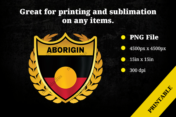 Aborigin Gold Shield Embroidery Review
