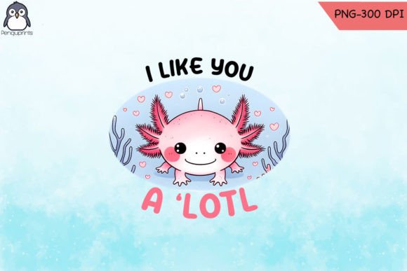 Axolotl Love Confession PNG Graphics and Crafts Review