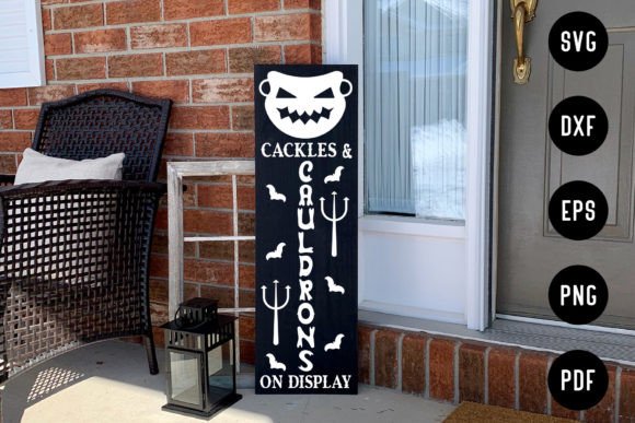 Cackles Cauldrons on Display Porch SVG: A Graphics & Crafts Review
