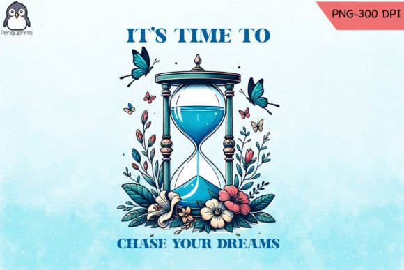 Chase Dreams Floral Hourglass PNG: A Designer’s Review for Graphics and Crafts