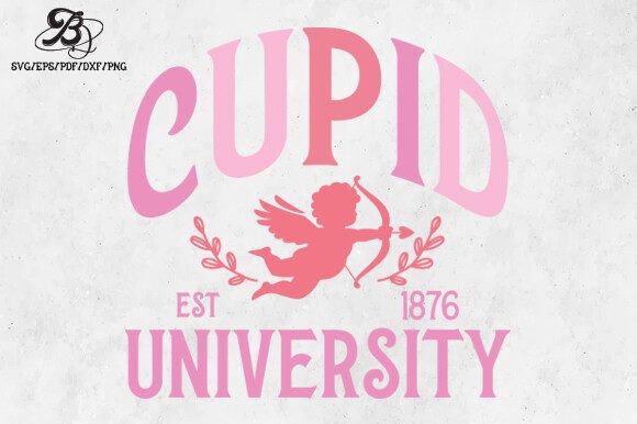 Cupid University Valentine SVG Graphics and Crafts Review