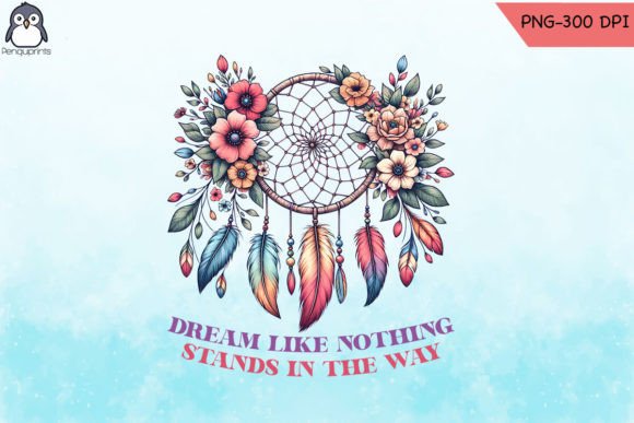 Dreamcatcher Sublimation PNG Design for Graphics and Crafts