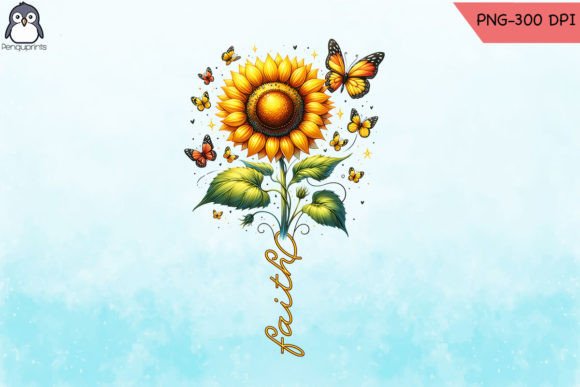 Faith Sunflower Christian PNG Graphics and Crafts Review