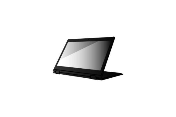 Gradient Laptop Screen Display Clipart Graphics and Illustrations