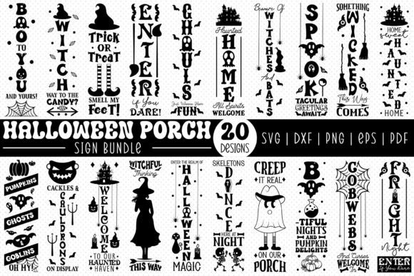 Halloween Porch Sign SVG Bundle Vol.4 Graphics and Crafts Review