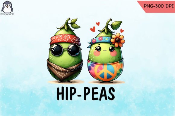 Hip-Peas Groovy Veggies PNG: A Seller’s Review of Graphics and Crafts Potential