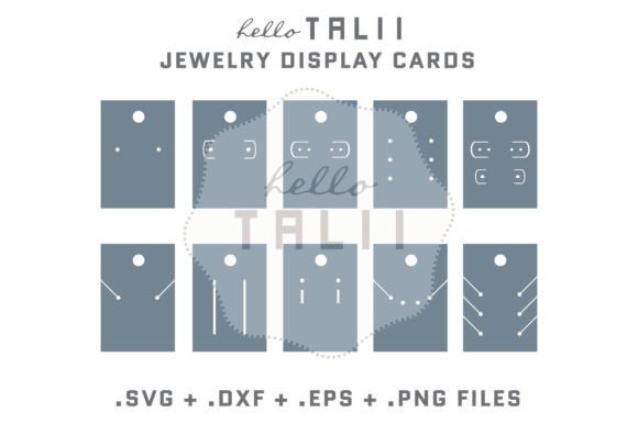 NECKLACE DISPLAY CARDS SVG CUT FILES Review