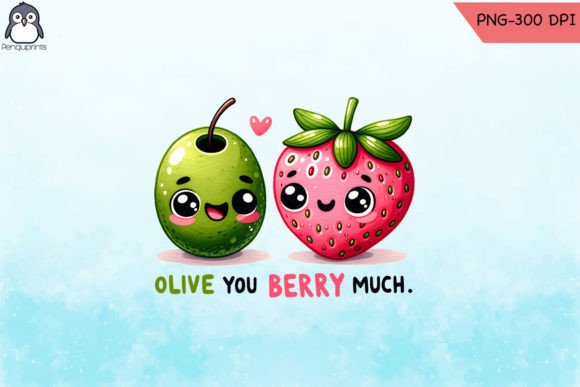 Olive You Berry Much PNG Review
