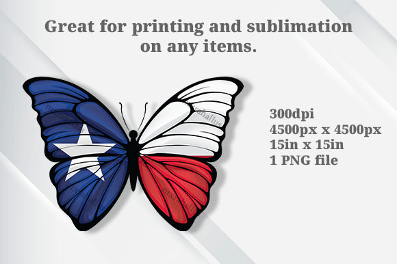 Texas X Butterfly PNG Graphics and Crafts Review